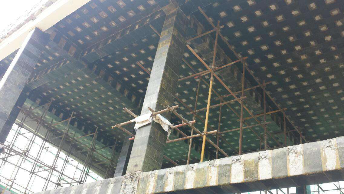 粘貼鋼板加固